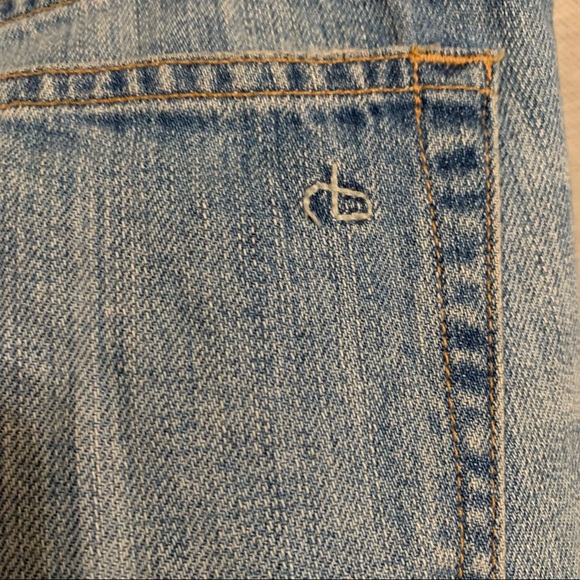 Rag & bone Boyfriend busted out knees jeans - Picture 6 of 11